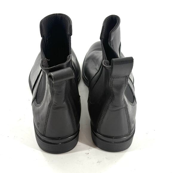 ECCO Touch 15 B Chelsea Boot 10.5 Black NWOT Leather Ankle Booties Prep Academia - Picture 8 of 10